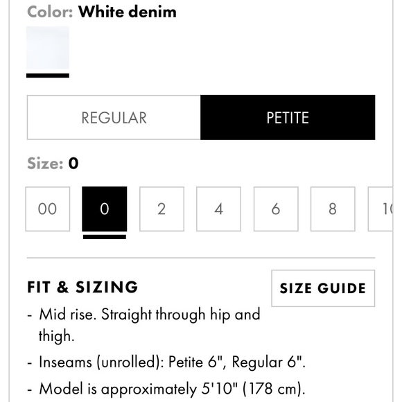 BR White Shorts - 0P & 00P - Picture 4 of 5